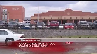 Goose Creek High School on lockdown