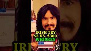 Irish People Try $3 Vs $300 American Whiskey - Cheap Vs Expensive Bourbon @LeatherJacketGuy #Shorts