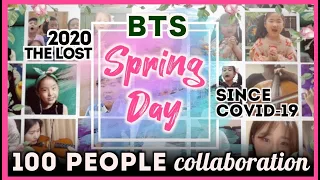 코로나19로 봄을 잃은 100명이 부른 BTS 방탄소년단 봄날 커버 Springday cover with ARMY