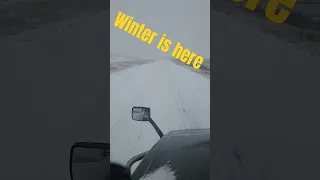 winter sucks #driving #truckdriver #dangerous #trucking