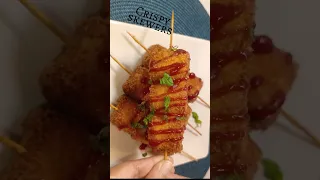 Crispy Skewer #crispysnackrecipe #potatosnacksrecipes #crispypotatosnacks