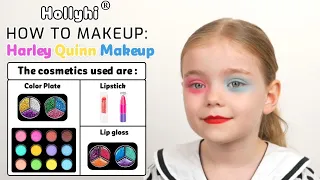 PLAY KIDS MAKEUP KIT | Makeup tutorial for Harley Quinn Makeup