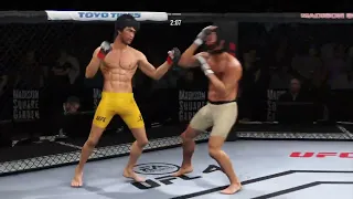 UFC 4 | Bruce Lee vs. Alicia Guerra (HOT MODEL) (EA Sports UFC 4)