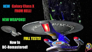 UPDATED Galaxy Class X From Hell - Major Engagement - Star Trek Ship Battles - Bridge Commander 4K