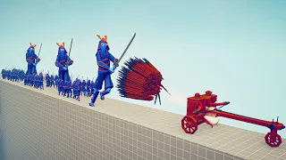 SAMURAI TEAM vs EVERY GOD - Totally Accurate Battle Simulator TABS