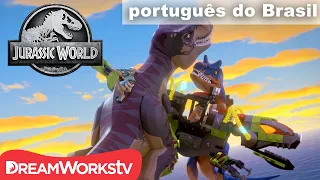 A Batalha por Jurassic World | LEGO JURASSIC WORLD: A LENDA DA ILHA NUBLAR