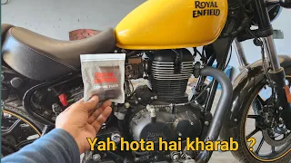 Royal Enfield Meteor 350 What do do if battery is down | बैटरी डाउन अब क्या होगा 🤔🤔🤔