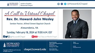 Rev. Dr. Howard-John Wesley | Andrew Rankin Memorial Chapel | Howard University