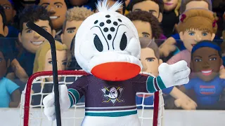 Anaheim Ducks Wild Wing 10" Mascot Plush Figure (Retro)