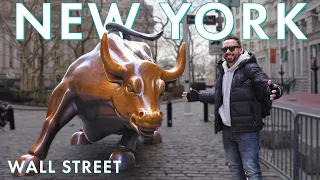 Financial District & Wall Street NYC Travel Vlog - New York Neighborhood Tour (FiDi 2024)  [4K]