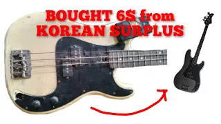 BASS GUITAR RESTORATION | #mysixdollarguitarbass #fromjunktostageready