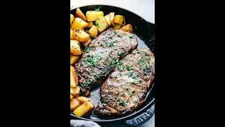 How To Make Steak and Potatoes #shorts