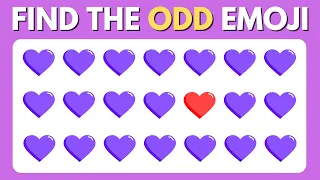 Find The Odd Emoji | Odd One Out Puzzle Part 4