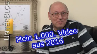 Das 1.000. Video - Zuseherstatistk und Rückblick - Reupload 12/2016