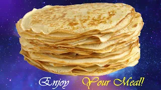 Russuan Classic Crepes recipe in 2 min !