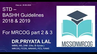 STD - BASHH Guidelines 2018 & 2019 for MRCOG part 2 and 3