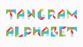 Tangram Alphabet ABC for Kids - Learn the Alphabet With Colourful Tangram Puzzle Pieces