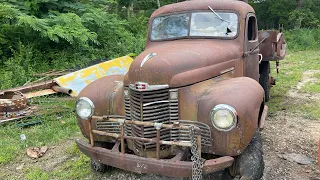 Will it run after 52 years 1948 International KB5 dump truck￼