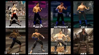 Mortal Kombat JOHNNY CAGE Graphic Evolution 1992-2015 | ARCADE PSX PS2 XBOX PC | PC ULTRA