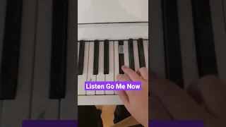 Listen Go Me Now piano tutorial #shorts #subscribe #piano