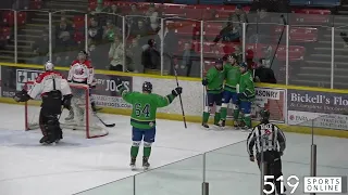 WOSHL Playoffs (Game 4) - Elora Rocks vs Stratford Fighting Irish