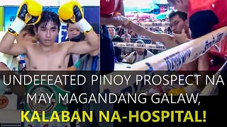 Undefeated Pinoy Prospect na may Magandang Galaw, Kalaban Na-Hospital at Natapos ang Career!