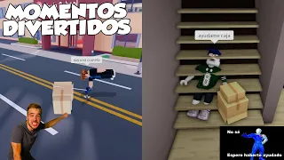 BROOKHAVEN  MOMENTOS DIVERTIDOS VESTIDOS DE CAJAS (ROBLOX) (PARTE 4)