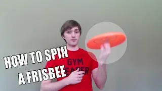 How to Spin a Frisbee on your Finger!