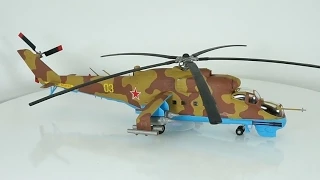 МИ-24Е 1:72 (hasegawa) масштабная модель № 65/67 авиация вертолёт / Model aviation helicopter MI-24E