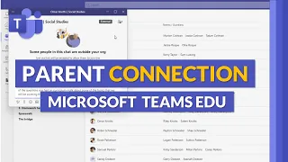 Parent Connection in Microsoft Teams for Education