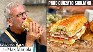 Ricetta PANE CUNZATO da ARRESTO! Meravigliosamente buono! Ricetta facile | Chef Max Mariola