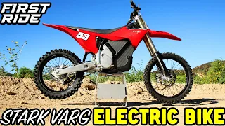 First Ride STARK VARG Electric Dirt Bike