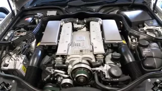 Mercedes E55 W211 Tips how to remove the intake the easy way & vertical release your bonnet