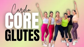 50 MIN Standing Cardio & Waist Slimming Workout ⟩⟩ Booty • Thighs • Abs