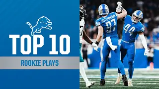 Top 10 Rookie Plays - 2022 Season | Detroit Lions