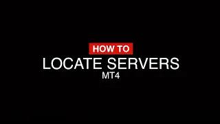 How to Locate Servers MT4