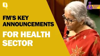 Budget 2023 | '157 New Nursing Colleges...': Nirmala Sitharaman | The Quint