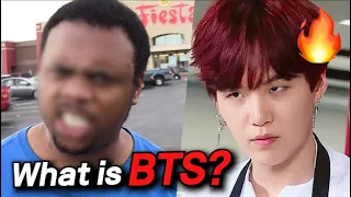 How BTS SUGA Reacts to a Guy Threatening Jin