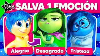 SALVA UN PERSONAJE 😁😭😱🤢😡 ¿Cuánto Sabes de Intensamente? | Disney intensamente | Intensamente 1