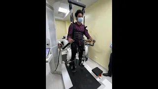 Video of Patient Using Advance Lower limb Rehabilitation System