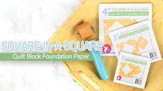 Square in a Square Foundation Paper Pads by It’s Sew Emma