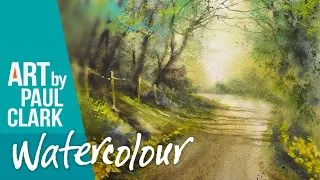 How to Paint a Spring Scene step-by-step in Watercolour