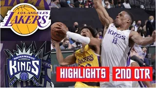 Los Angeles Lakers vs Sacramento Kings Highlights 2nd - Qtr | 2021-22 NBA Season | November 30, 2021