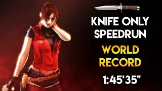 Resident Evil: CODE: Veronica X HD - Knife Only Speedrun - 1:45'35"