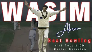 Wasim Akram Best Bowling | Career Overview | Cricket highlights | Cricket Spring