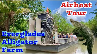 Airboat Tour @ Everglades Alligator Farm in Homestead Florida, USA