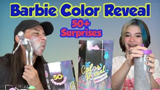 50+ Surprises Barbie Color Reveal!