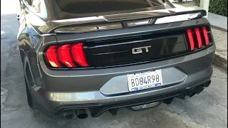 2021 Mustang GT 5.0 Cold Start Stock Exhaust With Active Exhaust!!