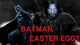 Batman in Shadow of Mordor? Easter Egg