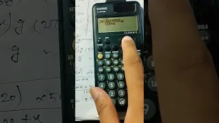 solving equation in casio 991 cw